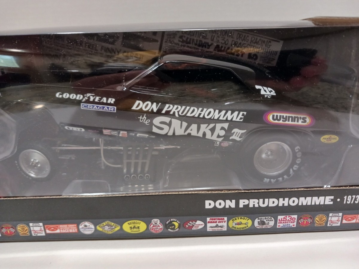 Auto World Legends Don Prudhomme Snake III (Black Car) 1/18