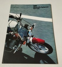 BMW Flat Twin Equipment de 1985 UK Prospectus Catalogue Brochure Moto