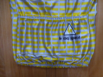 Veste Vintage Le Coq Sportif Fédération Française De Cyclisme - Taille M, Rouge, Occasion Très Bon état