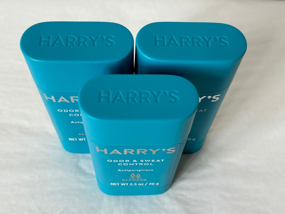 New Harry's Odor & Sweat Control REDWOOD Antiperspirant Deodorant 2.5