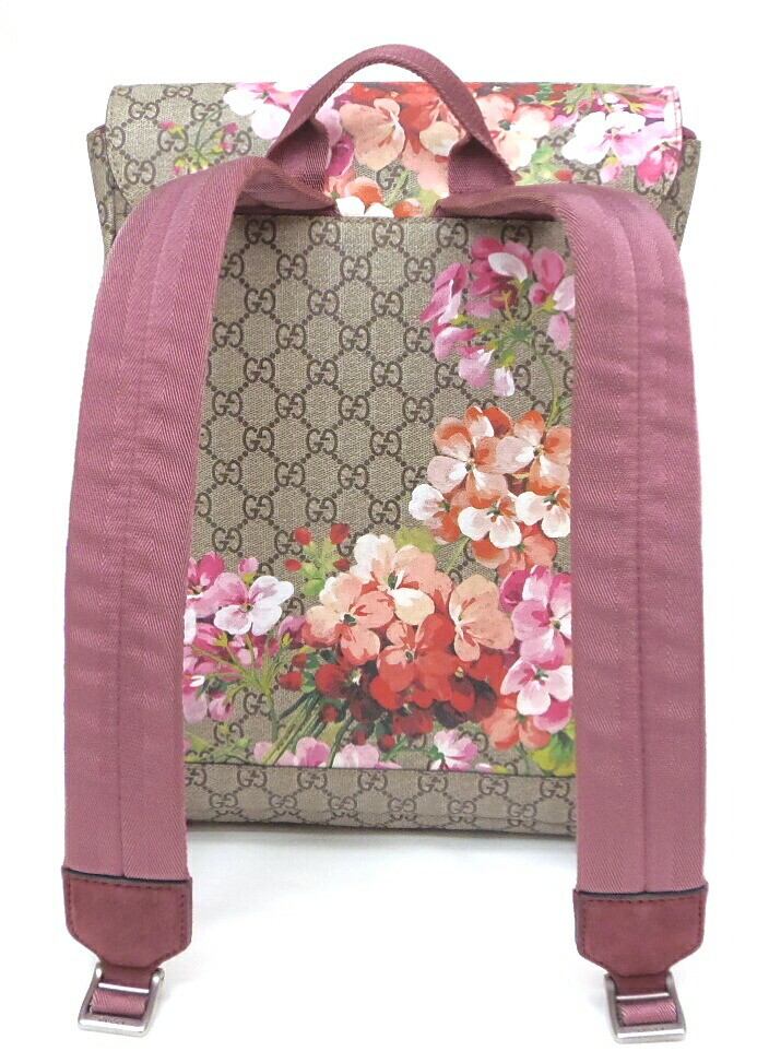 GUCCI Backpack GG Blooms Antique Rose 405019KU Excellent++ GUCCI Backpack GG Blooms Antique Rose 405019KU Excellent++