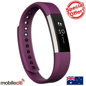 FITBIT Alta Fitness Tracker Large - Plum Silver