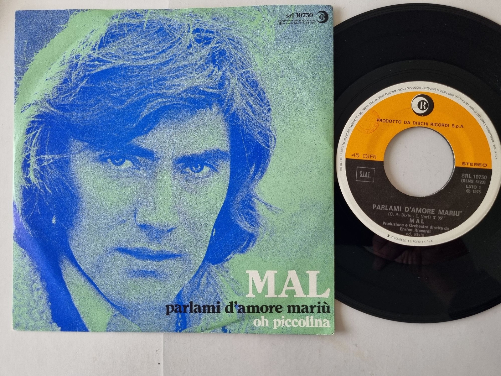 Mal - Parlami D'Amore Mariù / Oh Piccolina 7'' Vinyl Italy