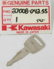 1 NOS Genuine Kawasaki F6 F7 F9 Factory IGNITION KEY # 155 Motorcycle OEM NEW