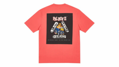 Palace Palboy logo light red sz M !!! Tri ferg help | eBay