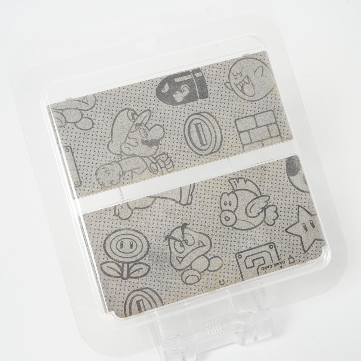 Nintendo New 3DS Custom Plate No.012 Felt Surface Mario Monogram