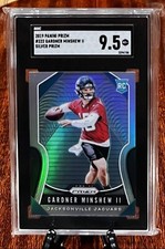 2019 Panini Prizm Silver Holo Prizm Rookie SGC 9.5 #322 Gardner Minshew II RC