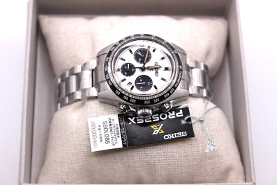 SEIKO SBDL085 SPEEDTIMER Watch Prospex Solar Chronograph Panda