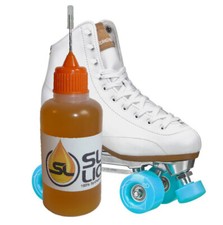 Slick Liquid Lube Bearings, BEST 100 Synthetic Oil for Women's Roller Skates