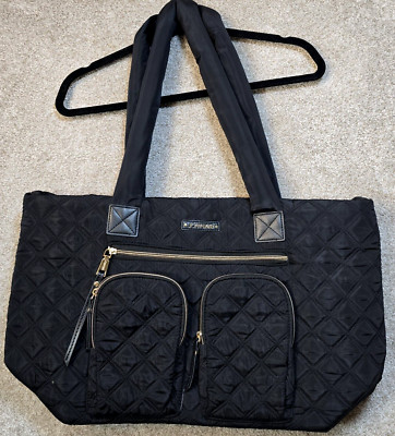 Joan & David 21  Diamond Quilted Weekender Travel Duffle Bag Carry-On Tote Clean