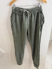 SER.O.YA Women's Trent Jogger Olive Green Pockets Size M NWT