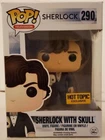 Funko Pop! Television Sherlock Sherlock with Skull #290 Vinyl Hot Topic NIB GG1