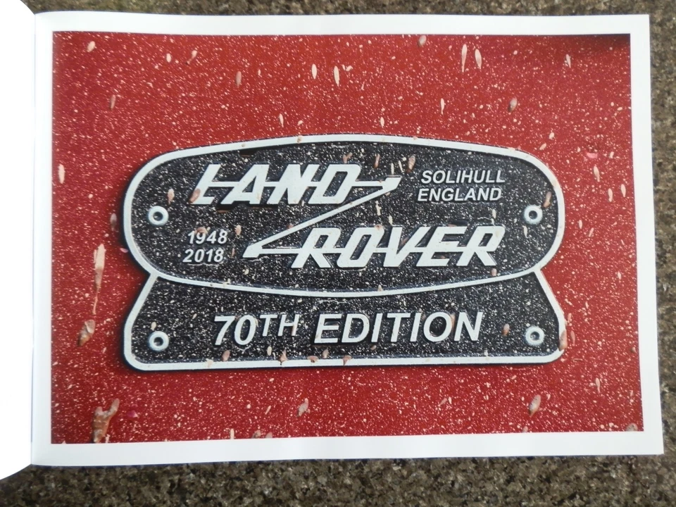 2018 LAND ROVER DEFENDER V8 ''70TH ANNIVERSARY WORKS EDITION'' SALES BROCHURE - image 2 of 4
