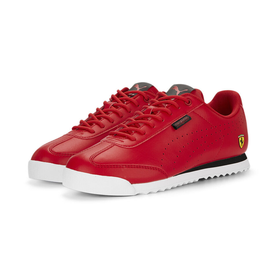Authentic PUMA Men's Ferrari Roma Via Perf Red Motorsport Sneakers Shoes
