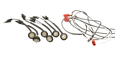 Trailer Clearance Lights 10-Pack Maxxima 3/4 Inch LED Clearance Marker Lights - 5 Amber & 5 Red For Trucks & Trailers Commercial Truck Clearance & Marker Lights - Foto 3