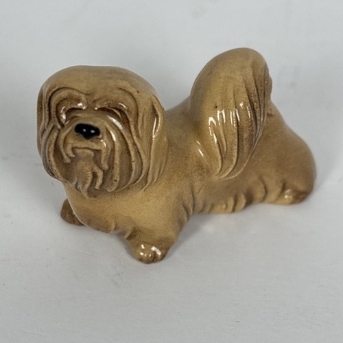 Vintage Miniature Hagen Renaker Lhasa Apso Dog Figurine