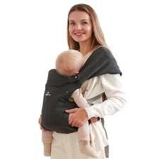 Baby Ergonomic and Cozy Infant Carrier with Lumbar Support for 7-25lbs