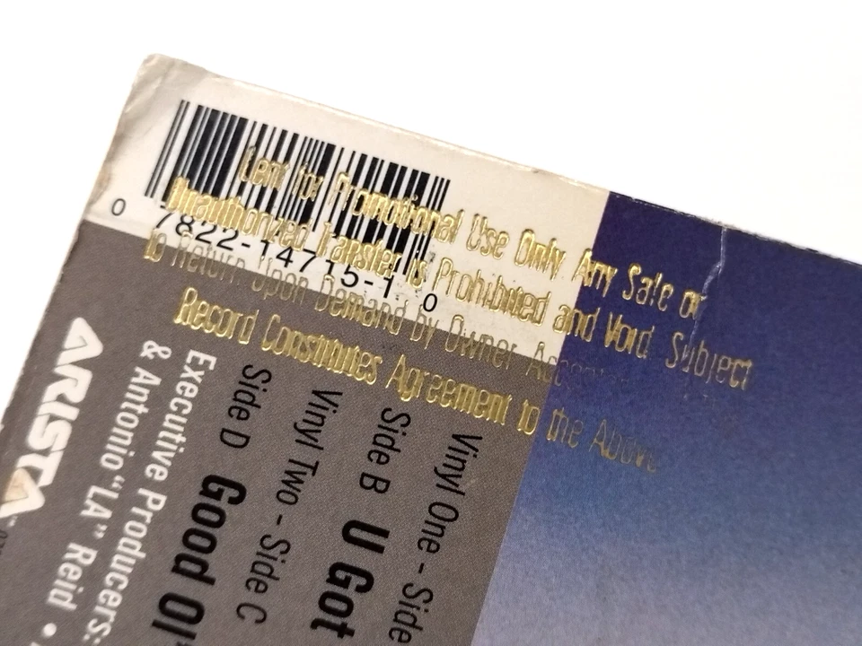 Usher - 8701 2LP 2001 US ORIG Promo Gold R&B Gerald Levert Keith Sweat LSG Ne-Yo Foto 3 de 4