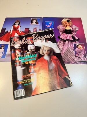 Vintage Barbie Bazaar Magazine And Collectors Classic Booklet - Main Image