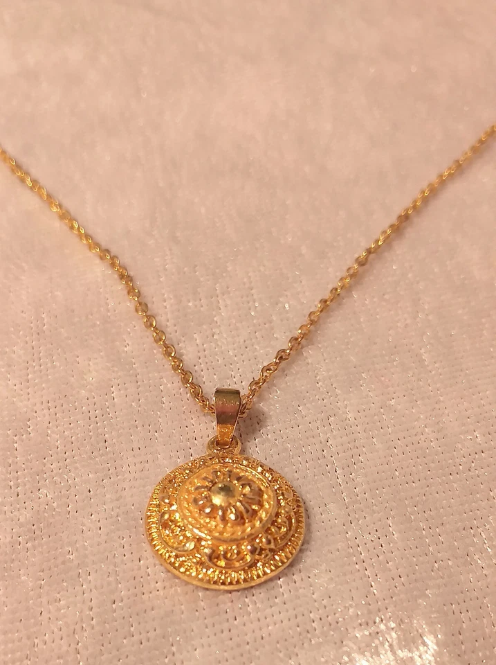 NEU! EDELMODESCHMUCK KETTE VERGOLDET MIT ANHÄNGER BUGOR COLLECTION  - Bild 2 von 4