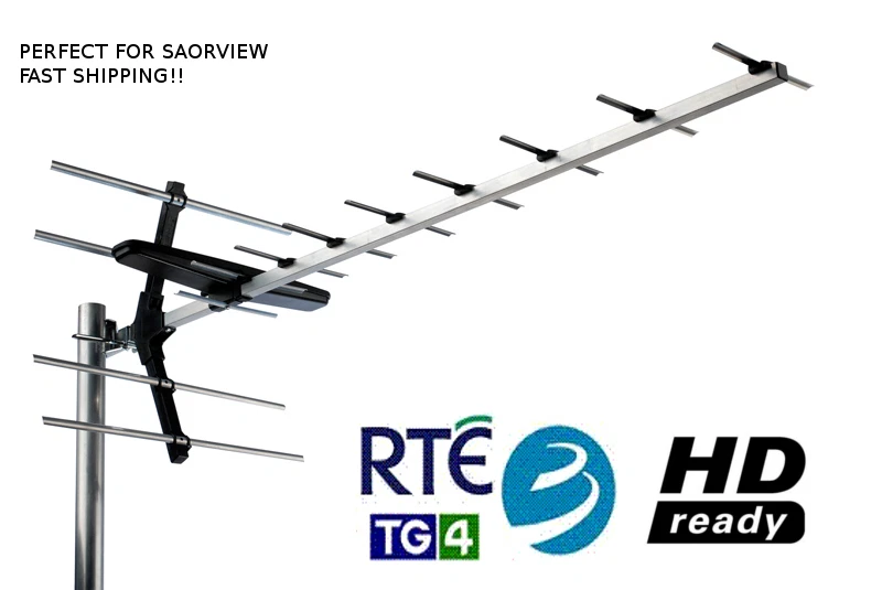 UHF Digital Terrestrial Branded LTE Aerial HD & Saorview Irish TV
