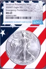2020(P) Silver Eagle NGC MS69 Emergency Production ASE USA Flag Holder💎✨🇺🇸