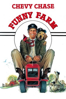 1988 Funny Farm Movie Poster 11X17 Chevy Chase Madolyn Smith Osborne  