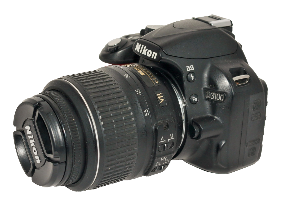Nikon D3100 DSLR Camera Kit 18-55mm VR Lens – Low Shutter Count
