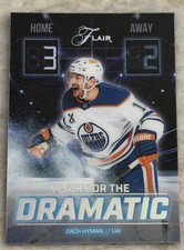 2025-26 Upper Deck Flair ZACH HYMAN Flair For the Dramatic Spectrum 22/99 Oilers