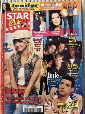 Star Club Britney Spears Sarah Michelle Gellar Alicia Keys Blue Atomic Kitten
