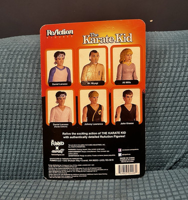 ReAction Figures Karate Kid Daniel LaRusso Poseable 3 3/4in Carded