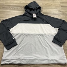 Under Armour Terry Fleece Blocked Hoodie Loose Fit Women  s 2XL 1351234-008 70