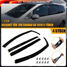 Für VW Sharan Ab 2010 5-Türer WINDABWEISER REGENABWEISER WINDSCHUTZ SATZ SCHWATZ