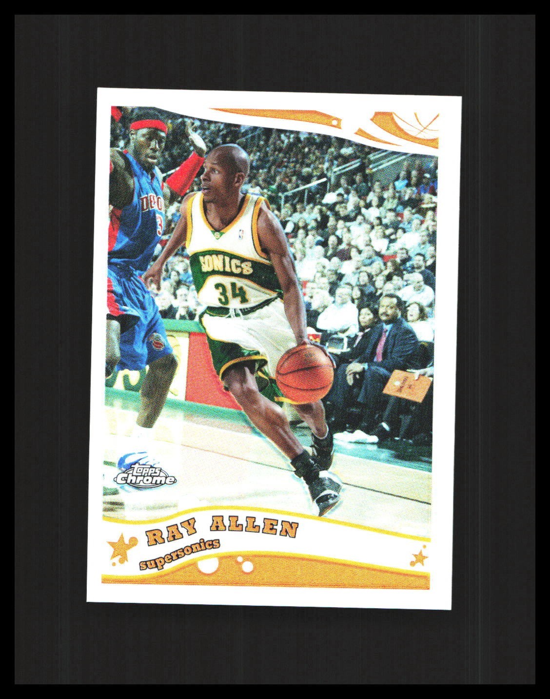 2005-06 Ray Allen - Topps Chrome #10 Refractor /999 Seattle Supersonics
