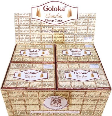 Räucherkegel Goloka Nag Chandan Dhoop Cones