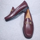 G.H. Bass Weejuns MENS 10.5 BURGUNDY LINCOLN BIT LOAFER NEW