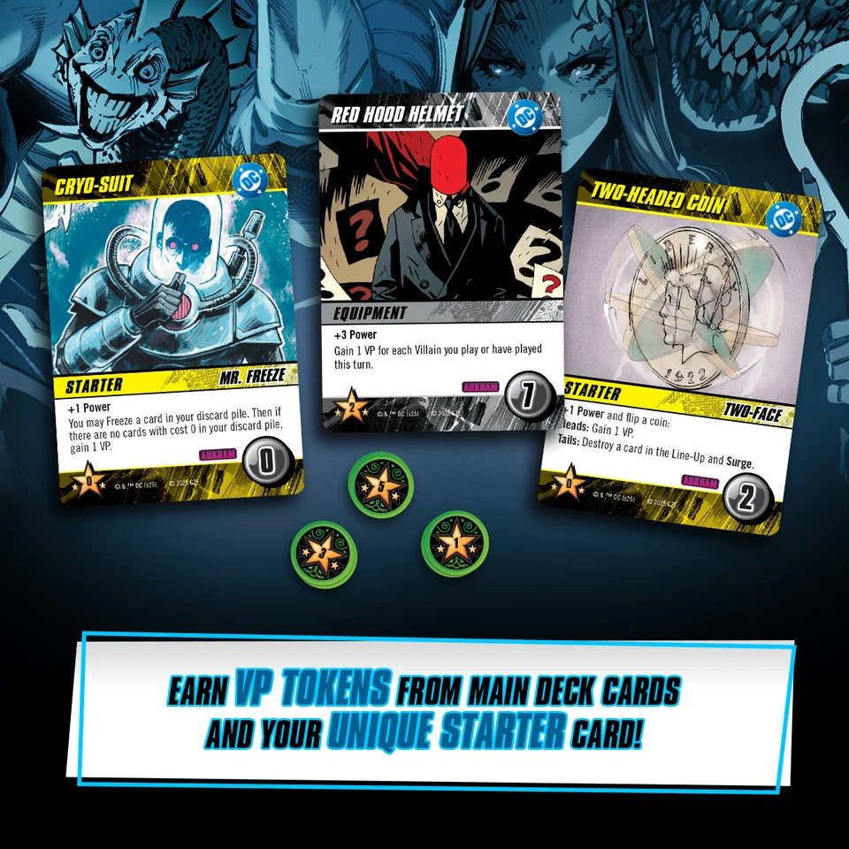 DC Deck-Building Game: Arkham Asylum (KICKSTARTER: Cover A - Philip Tan) - Image 4 of 4