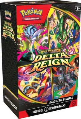 Pokémon TCG Mega Evolution Delta Reign Booster Bundle SEALED ships 11/6