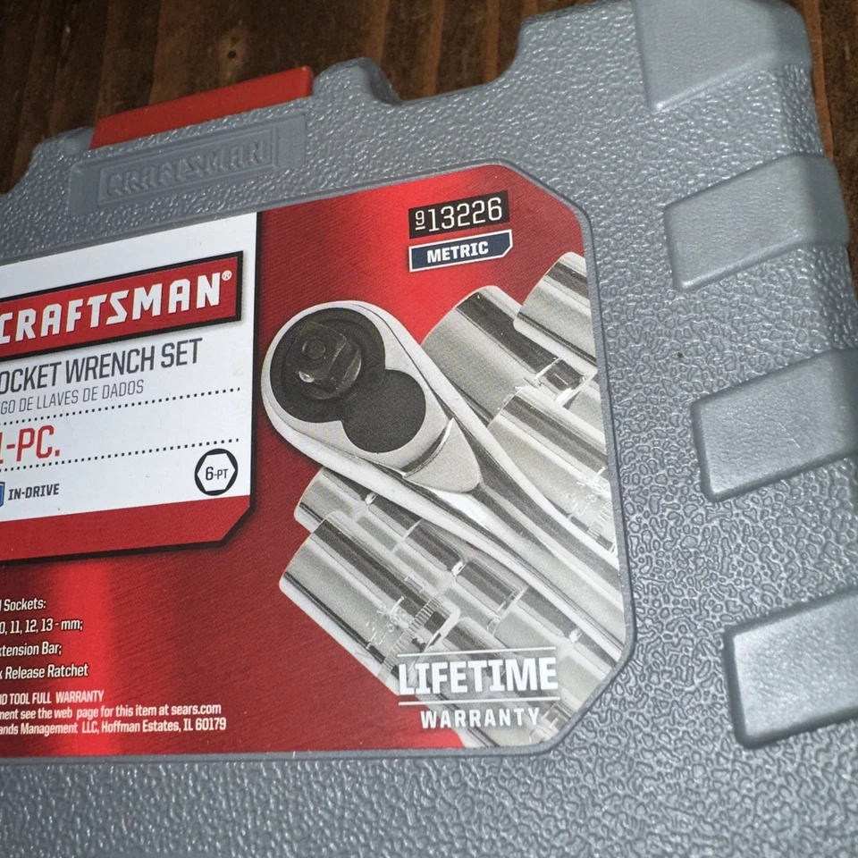 Craftsman 913226 Drive Socket Wrench Set 11-PC 1/4" Drive New - Image 2 of 4