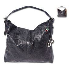 Florence Hobo Bag borsa floreale colore a scelta vera pelle borsa a tracolla da donna OTF111X