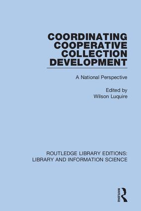 Coordinating Cooperative Collection Development