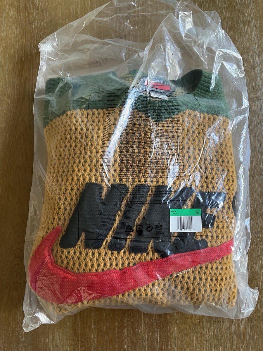 Cactus Plant Flea Market CPFM x Nike Crochet Hockey Sweater Sz XL