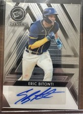 Eric Bitonti 2024 Leaf Press Pass Premium Silver Auto 122/199