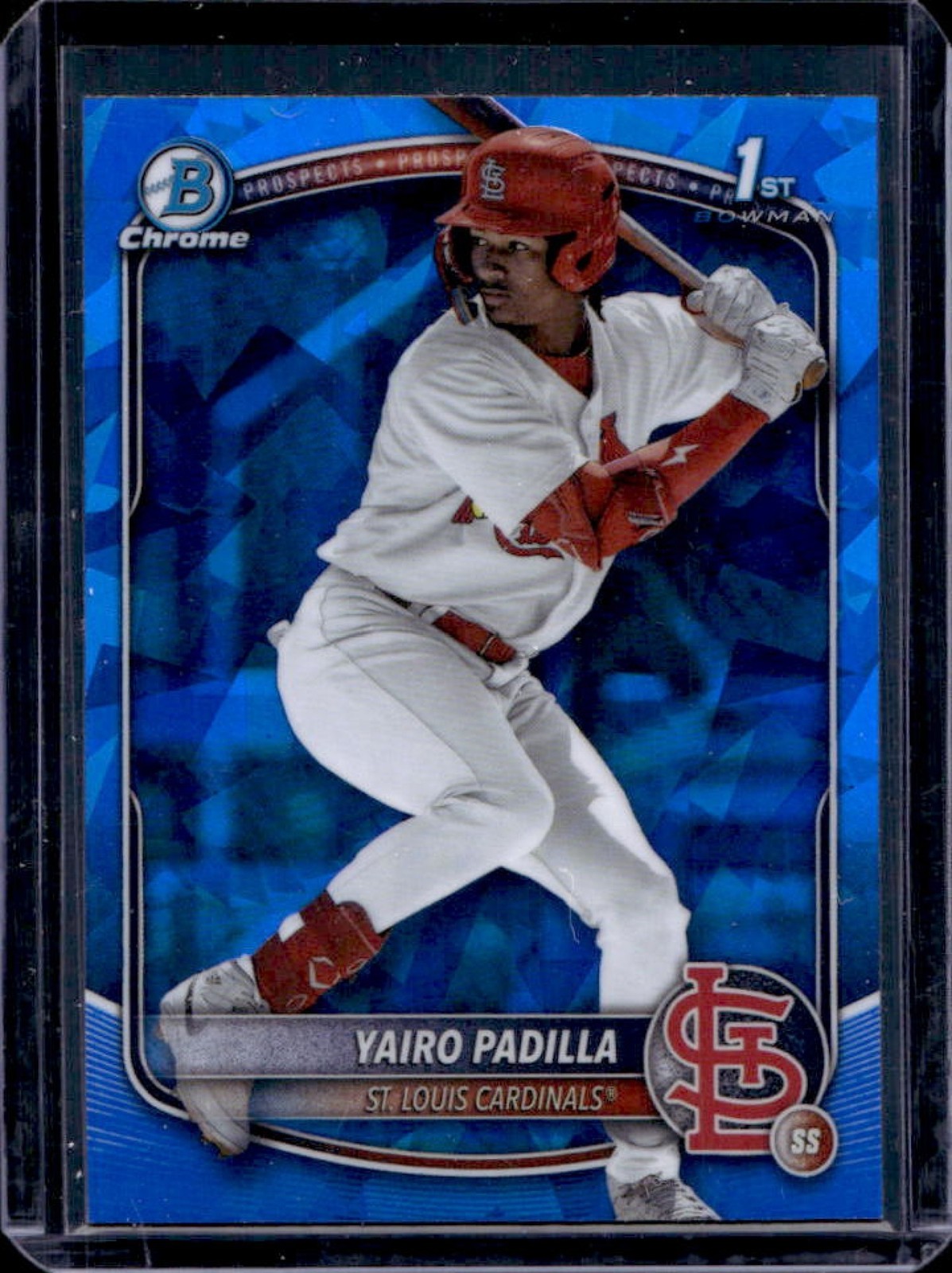 2025 Bowman Chrome Sapphire Yairo Padilla 1st #BCP-236 Cardinals