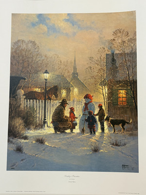 G. Harvey    Daddy s Priorities  Hand Signed Special Edition Print w/ COA, #2806