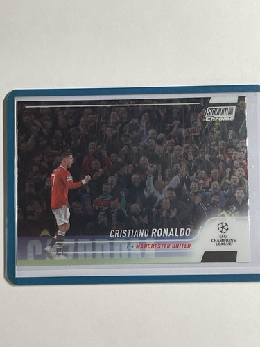 Cristiano Ronaldo #7 2021 Stadium Club Chrome UEFA Champions League card
