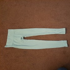Pull Bear Women's Leggings XS cream Polyamide with Elastane