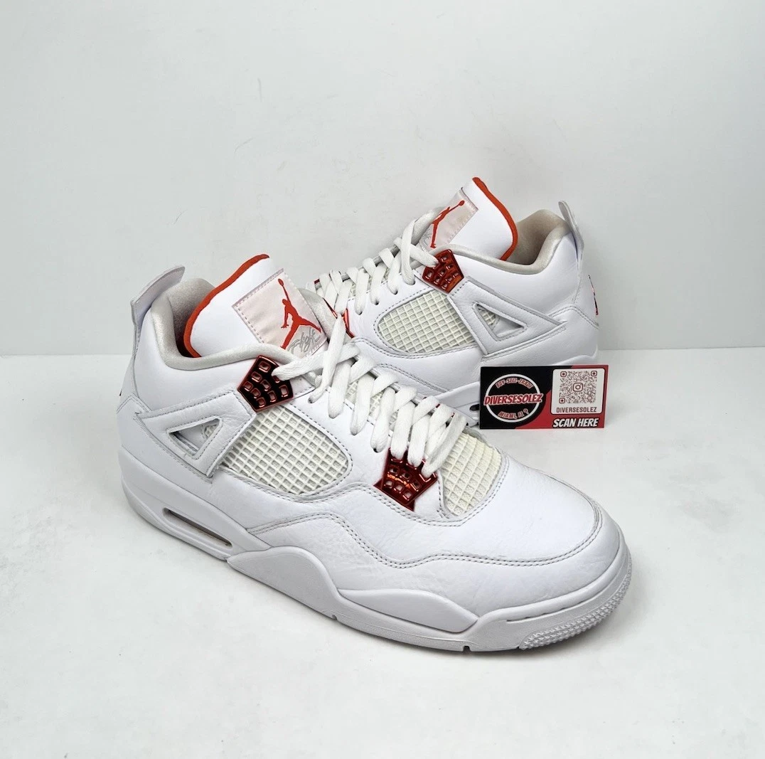 Taglia 12 Air Jordan 4 Retro Arancione Metallizzato? (Esclusiva Asia) INDOSSATE DUE VOLTE!