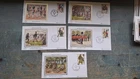 Lot of 5 BENHAM 1983 FDC  first day covers British Regiments BS4a b c d and e