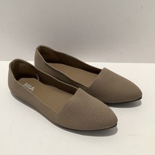 Mia Shoes Women's Sz. 9M Lixya Textile Ballet Flats Comfort Pointed Toe Slip On